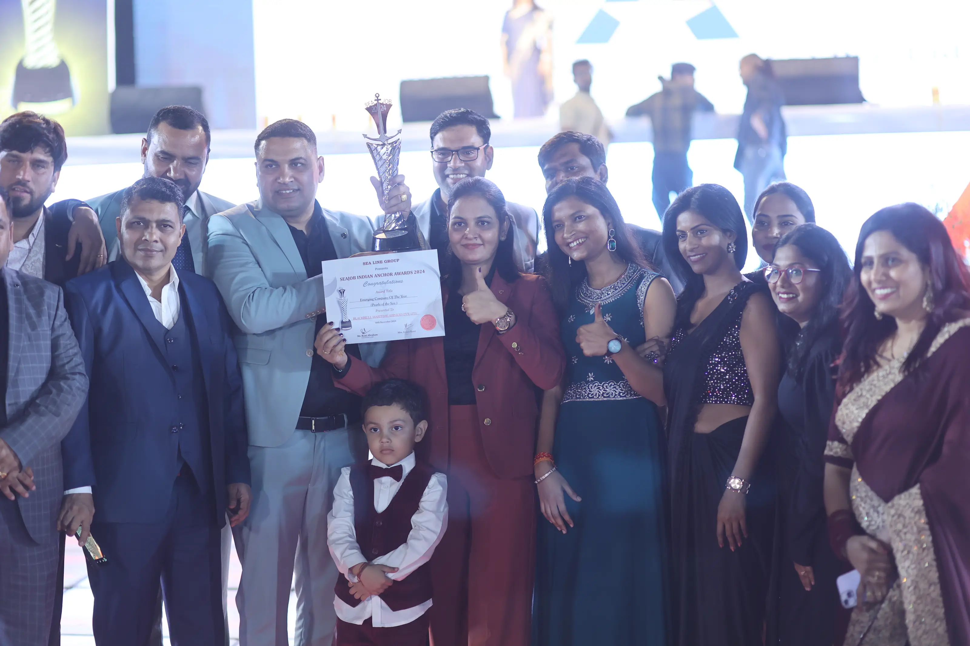 Sea Jobs Indian Anchor Awards 2024 Events Images