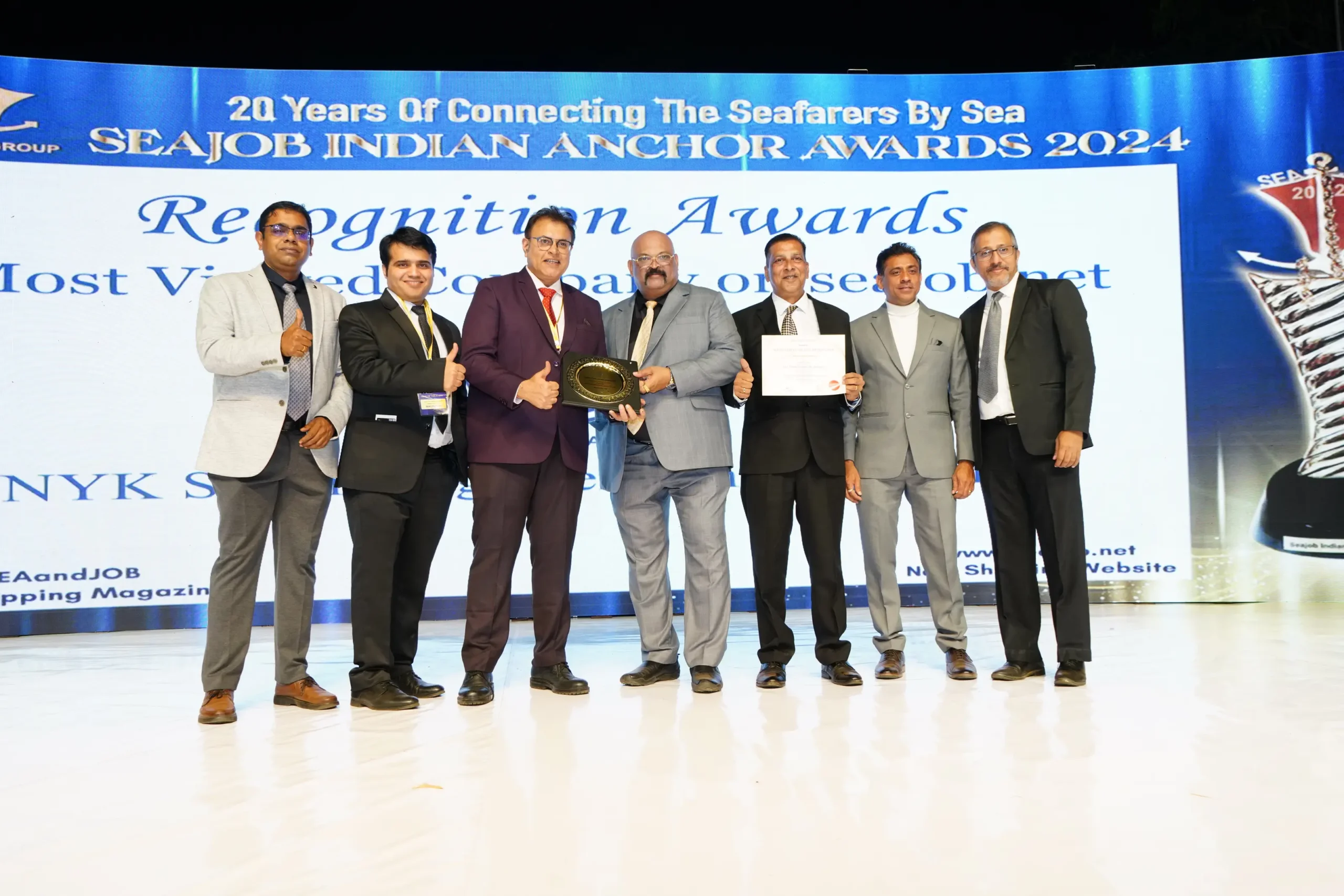 Sea Jobs Indian Anchor Awards 2024 Events Images
