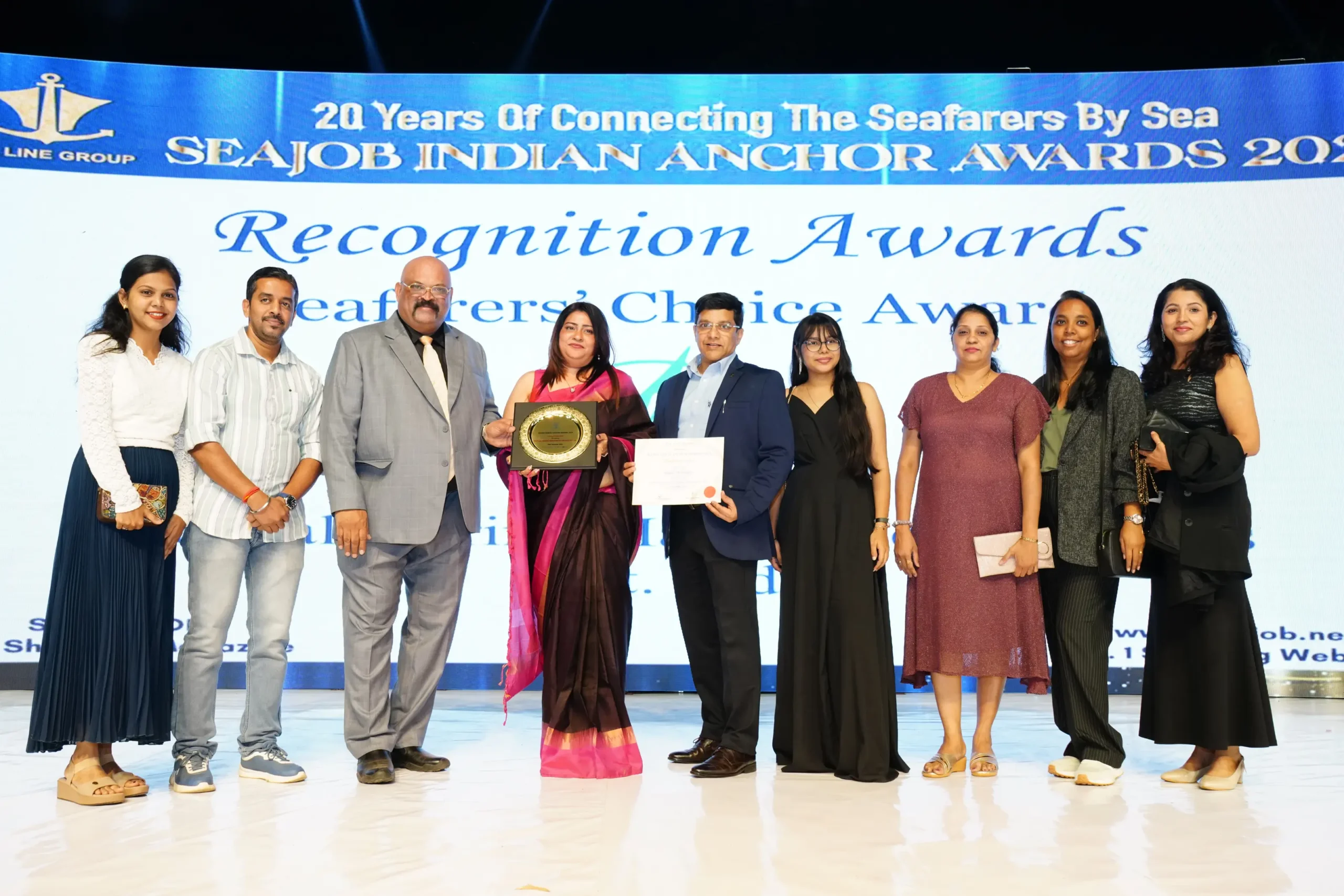 Sea Jobs Indian Anchor Awards 2024 Events Images