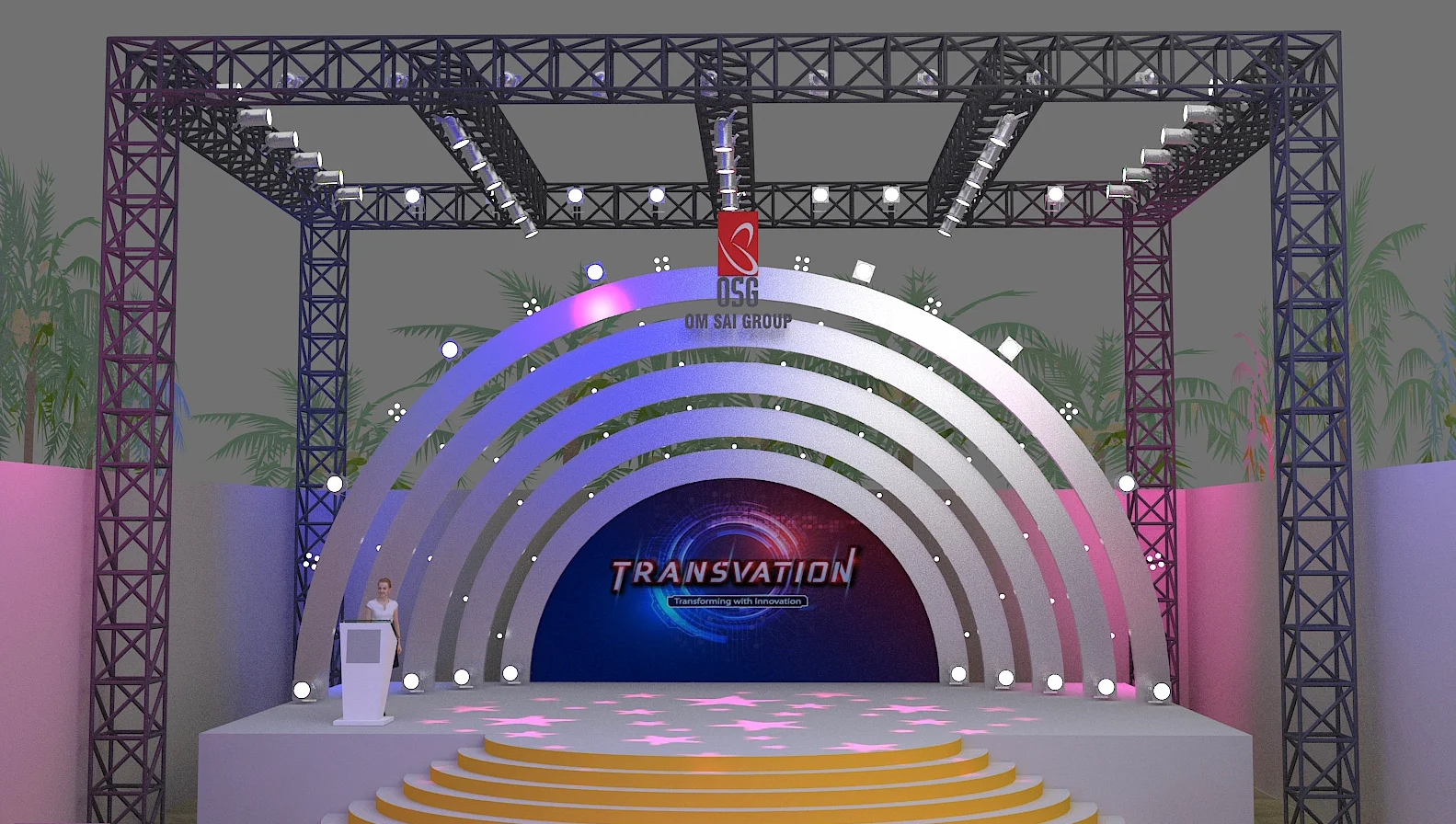 Transvation 2023 Event 3D Layout