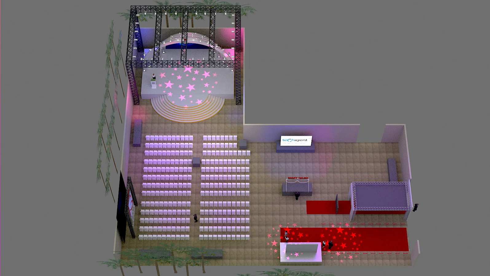 Transvation 2023 Event 3D Layout