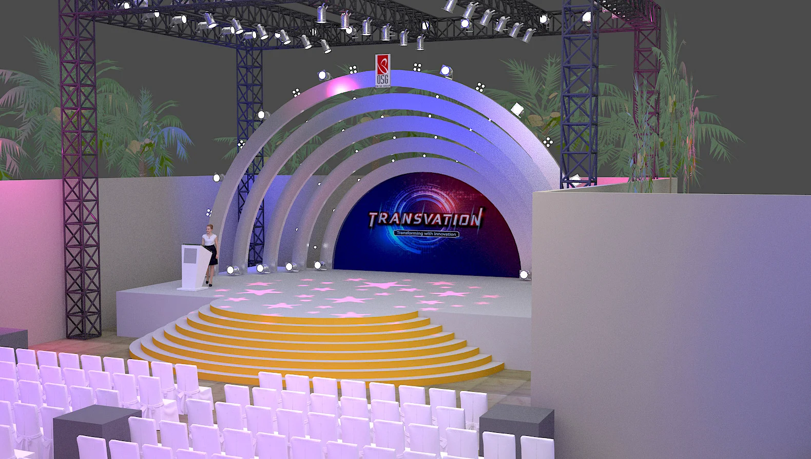 Transvation 2023 Event 3D Layout