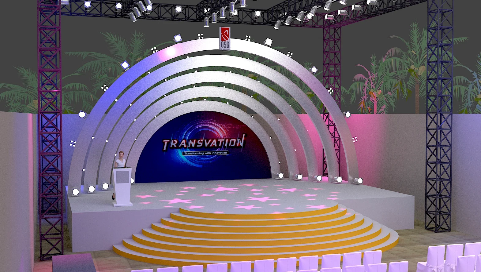 Transvation 2023 Event 3D Layout