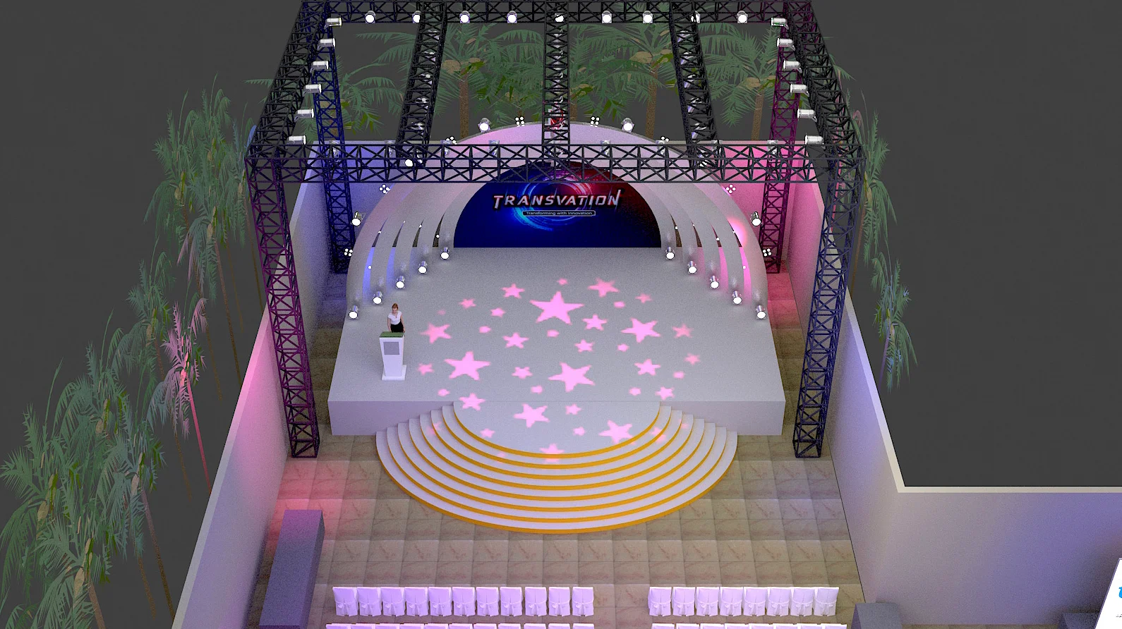 Transvation 2023 Event 3D Layout