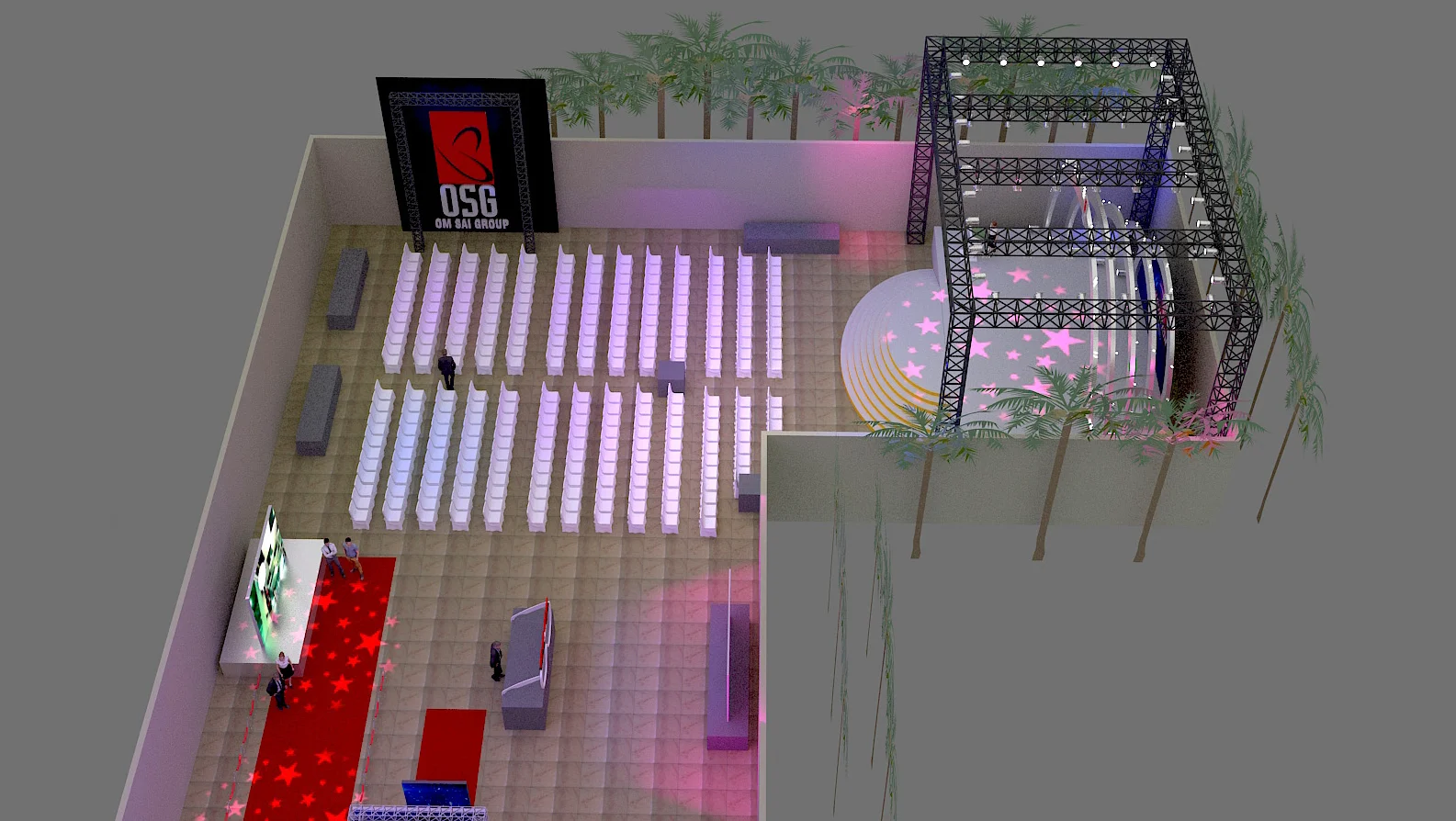 Transvation 2023 Event 3D Layout